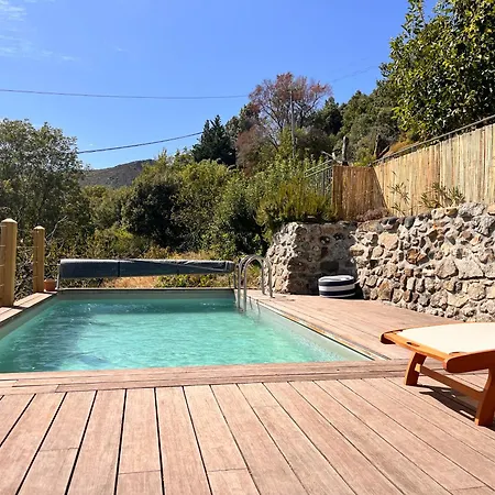 Maison Ardechoise Au Calme Avec Vue Et Piscine Holiday home