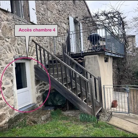 Maison Ardechoise Au Calme Avec Vue Et Piscine